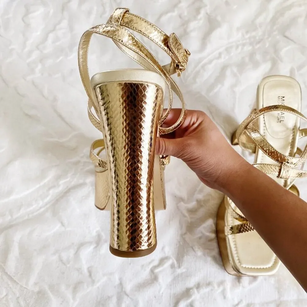 Michael Kors Paoloa Platform Heels Size 10